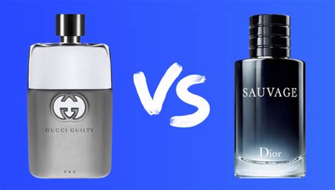 gucci guilty vs dior sauvage.